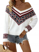 Women's V-Neck Solid Loose Thin Knit Sweater