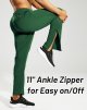 Men's Sweatpants with Pockets, Athletic Training Track Jogger, Soccer Warm-up Pants with Zipper Ankle