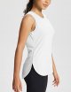 Women's Workout Tank Tops Sleeveless Athletic Tennis Exercise Running Shirts with Side Slit
