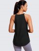 Halter Tank Tops for Women High Neck Workout Tops Flowy Cami Tanks Sleeveless Tops Athletic Yoga Shirts