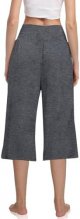 3 Pack Womens Wide Leg Yoga Capris Crossover High Waist Casual Capri Pants Loose Soft Pajama Pockets Sweatpants