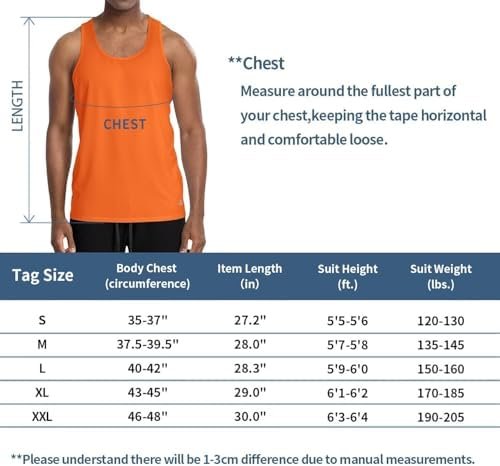 Athletic Tank Tops for Men Y-Back Quick Dry Runnning Workout Gym Muscle Tanks Lightweight