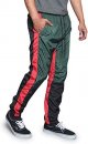 Men's Striped Athletic Running Windbreaker Track Pants
