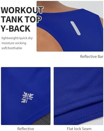 Athletic Tank Tops for Men Y-Back Quick Dry Runnning Workout Gym Muscle Tanks Lightweight